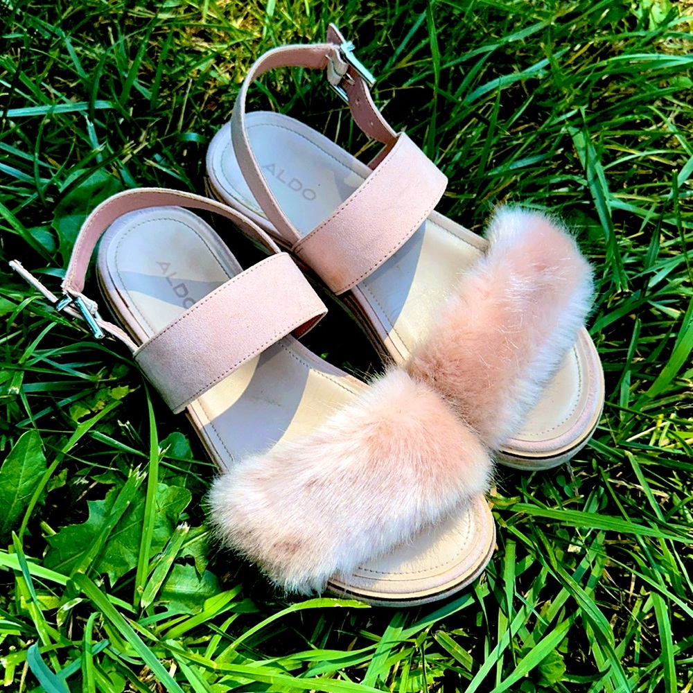 Aldo • Fluffy Sandals “Coppiano” Pink